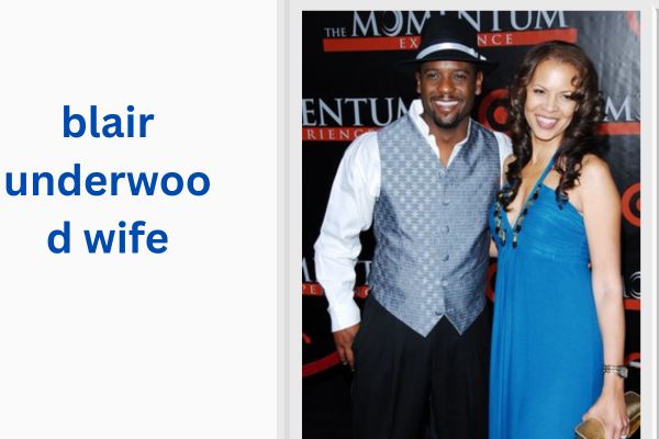 blair underwood wife